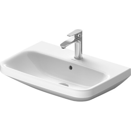 Duravit Washbasin 25" Durastyle w/Overflow+FaucetDeck, 1 Hole Wh 2319650000